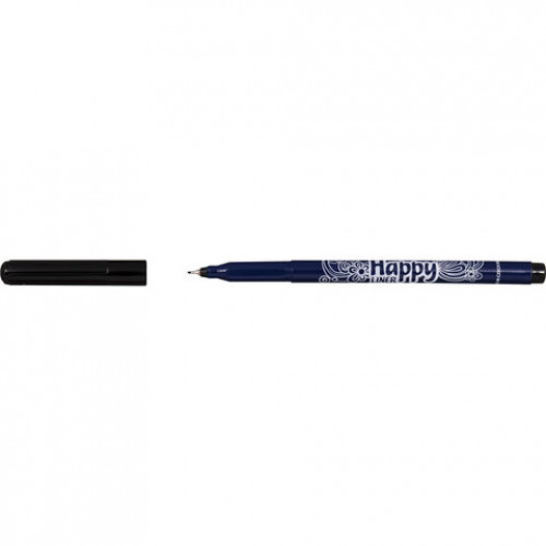 Ручки капиллярные (линеры) 12 ЦВЕТОВ CENTROPEN Happy Liner, линия письма 0,3 мм, 2521/12, 2 2521 1202