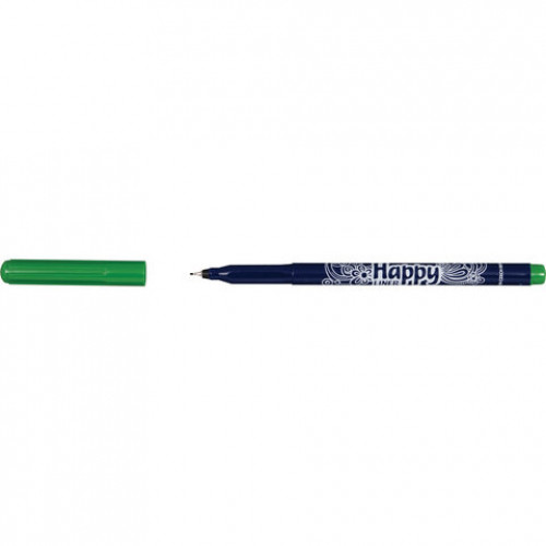 Ручки капиллярные (линеры) 12 ЦВЕТОВ CENTROPEN Happy Liner, линия письма 0,3 мм, 2521/12, 2 2521 1202