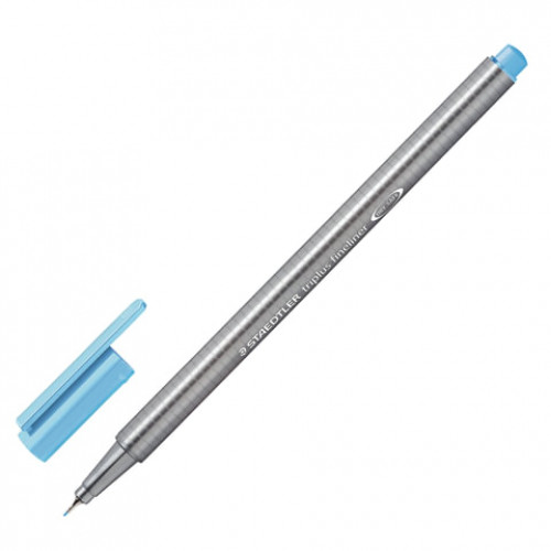 Ручка капиллярная (линер) STAEDTLER Triplus Fineliner, МОРСКАЯ ВОЛНА, трехгранная, линия письма 0,3 мм, 334-34