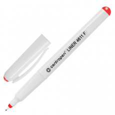 Ручка капиллярная (линер) КРАСНАЯ CENTROPEN Liner, трехгранная, линия письма 0,3 мм, 4611, 2 4611 0104 Ручка капиллярная (линер) КРАСНАЯ CENTROPEN Liner, трехгранная, линия письма 0,3 мм, 4611, 2 4611 0104