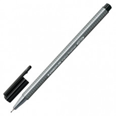Ручка капиллярная (линер) STAEDTLER Triplus Fineliner, ЧЕРНАЯ, трехгранная, линия письма 0,3 мм, 334-9