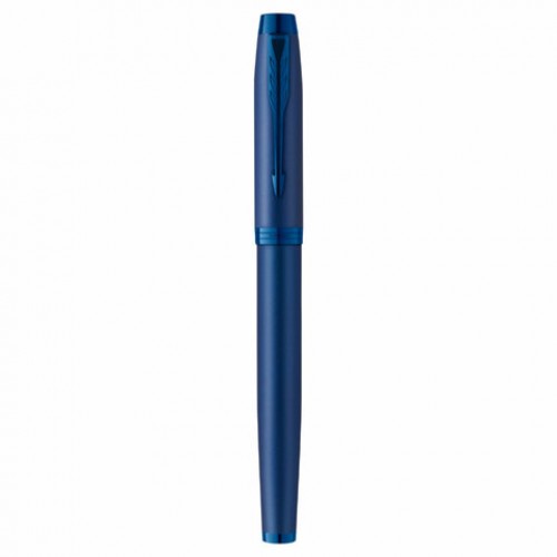 Ручка перьевая PARKER IM Professionals Monochrome Blue, синий металлик, нержавеющая сталь, синяя, 2172964