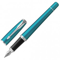 Ручка перьевая PARKER Urban Core Vibrant Blue CT, корпус изумрудный глянцевый лак, хромированные детали, синяя, 1931594 Ручка перьевая PARKER Urban Core Vibrant Blue CT, корпус изумрудный глянцевый лак, хромированные детали, синяя, 1931594