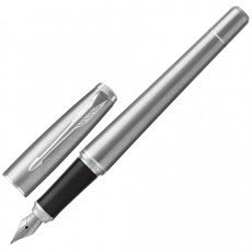 Ручка перьевая PARKER Urban Core Metro Metallic CT, корпус серебристый, хромированные детали, синяя, 1931597 Ручка перьевая PARKER Urban Core Metro Metallic CT, корпус серебристый, хромированные детали, синяя, 1931597