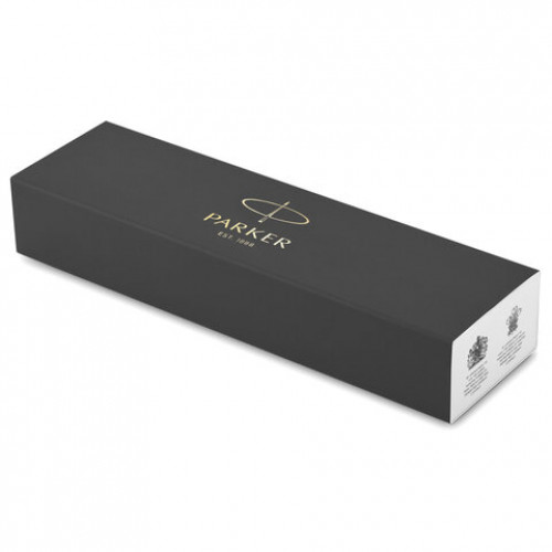 Ручка-роллер PARKER IM Essential Muted Black CT, корпус черный матовый, хромированные детали, черная, 2143634