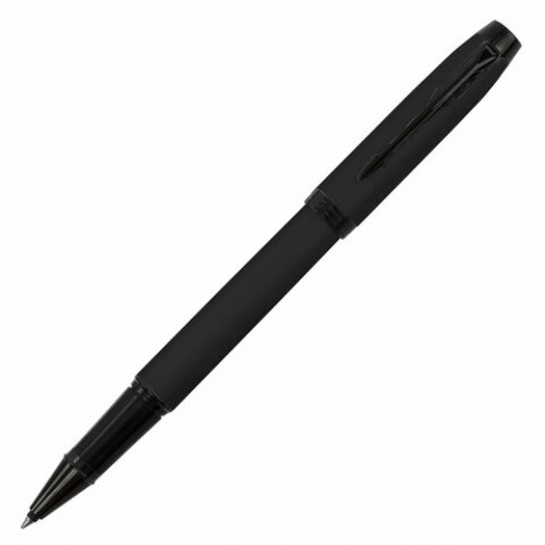Ручка-роллер PARKER IM Achromatic Black BT, корпус черный матовый, нержавеющая сталь, черная, 2127743