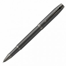 Ручка-роллер PARKER IM Professionals Monochrome Titanium, черный лак, нержавеющая сталь, черная, 2172960