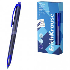 Ручка-роллер автоматическая ERICH KRAUSE TipFlow Stick Matic Original, СИНЯЯ, линия 0, 63700