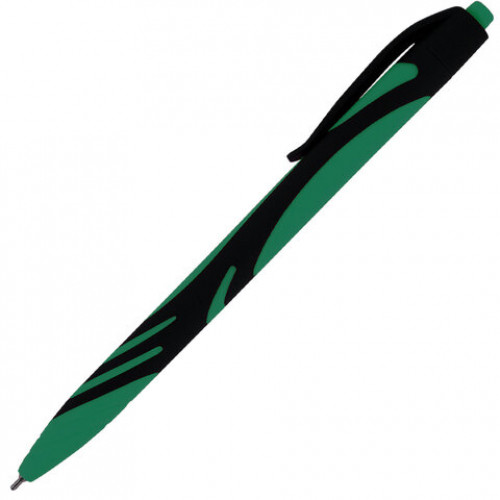 Ручка шариковая автоматическая BRAUBERG ULTRA COLOR CLASSIC, корпус ассорти, СИНЯЯ, пишущий узел 0,7 мм, линия письма 0,35 мм, 144498