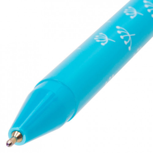 Ручка шариковая масляная автоматическая BRAUBERG FRUITY RS, СИНЯЯ, узел 0,7 мм, линия письма 0,35 мм, 142652