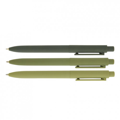 Ручка шариковая автоматическая BRUNO VISCONTI SoftClick Verde, СИНЯЯ, корпус ассорти, 0,5 мм, 20-0403
