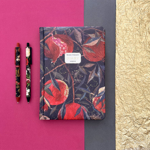 Ручка шариковая автоматическая BRUNO VISCONTI ArtClick, СИНЯЯ, Flora.Black, ассорти, 0,5 мм, 20-0374/01