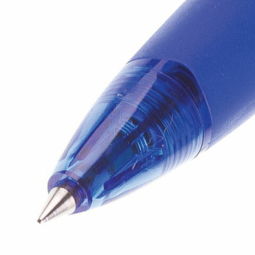 Ручка шариковая масляная автоматическая PILOT Rex Grip, СИНЯЯ, узел 0,7 мм, линия письма 0,32 мм, BPRG-10R-F
