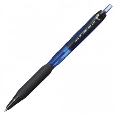 Ручка шариковая масляная автоматическая с грипом UNI (Япония) JetStream, СИНЯЯ, узел 0,7 мм, линия письма 0,35 мм, SXN-101-07 BLUE