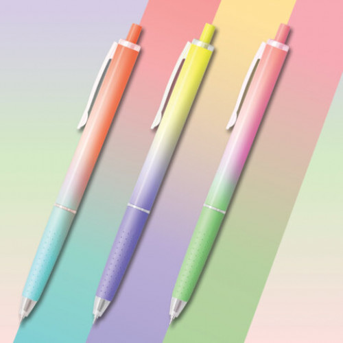 Ручка шариковая автоматическая BRAUBERG OIL-BASE GRADE, СИНЯЯ, корпус ассорти, пишущий узел 0,5 мм, линия письма 0,3 мм, 144501