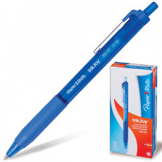 Ручка шариковая автоматическая PAPER MATE Inkjoy 300 RT, СИНЯЯ, узел 1,2 мм, линия письма 1 мм, S0959920