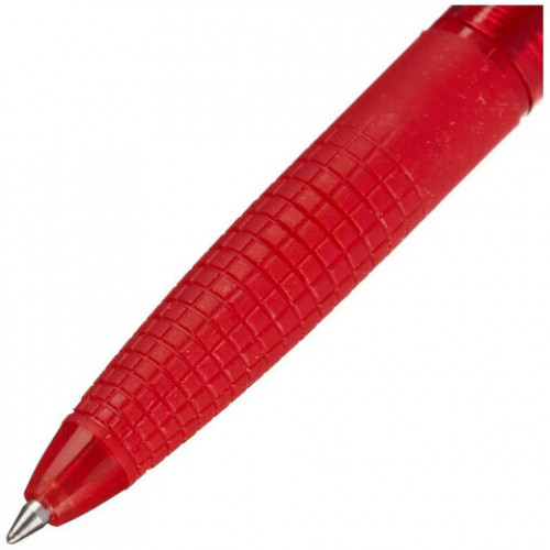 Ручка шариковая автоматическая с грипом PILOT Super Grip G, КРАСНАЯ, линия 0,21мм, BPGG-8R-F R