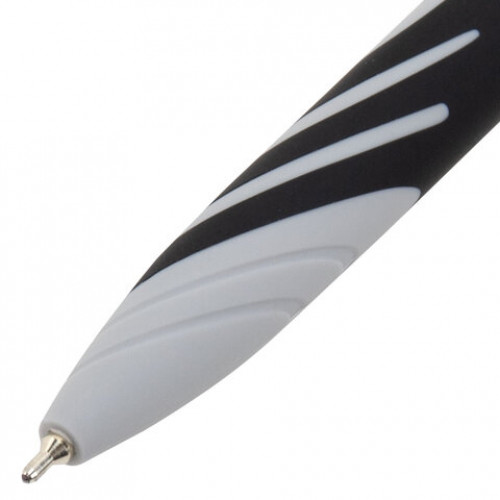 Ручка шариковая автоматическая BRAUBERG ULTRA COLOR CLASSIC, корпус ассорти, СИНЯЯ, пишущий узел 0,7 мм, линия письма 0,35 мм, 144498
