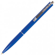 Ручка шариковая автоматическая SCHNEIDER (Германия) K15, СИНЯЯ, корпус синий, узел 1 мм, линия письма 0,5 мм, 3083