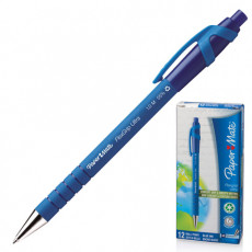 Ручка шариковая автоматическая сгрипом PAPER MATE Flexgrip Ultra RT, СИНЯЯ, soft-touch, узел 1,2 мм, линия письма 1 мм, S0190433