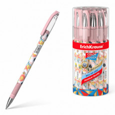 Ручка шариковая ERICH KRAUSE ColorTouch Flower cocktail, СИНЯЯ, узел 0,7 мм, линия письма 0,35 мм, 50818 Ручка шариковая ERICH KRAUSE ColorTouch Flower cocktail, СИНЯЯ, узел 0,7 мм, линия письма 0,35 мм, 50818
