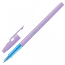 Ручка шариковая STABILO Liner Pastel, СИНЯЯ, корпус лавандовый, узел 0,7 мм, линия письма 0,3 мм, 808FP1041-6