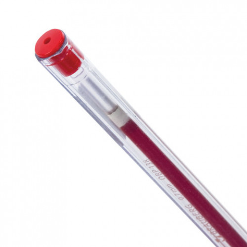 Ручка шариковая масляная BRAUBERG Extra Glide GT, КРАСНАЯ, трехгранная, узел 0,7 мм, линия письма 0,35 мм, 142920