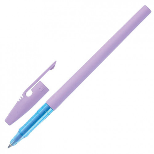 Ручка шариковая STABILO Liner Pastel, СИНЯЯ, корпус лавандовый, узел 0,7 мм, линия письма 0,3 мм, 808FP1041-6
