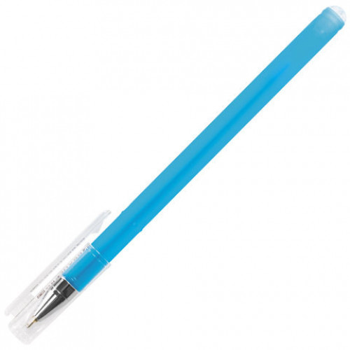 Ручка шариковая масляная BRAUBERG FRUITY ST, СИНЯЯ, корпус soft touch, узел 0,7 мм, линия письма 0,35 мм, 142654