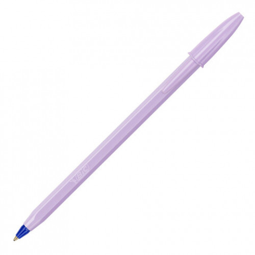 Ручка шариковая BIC Cristal Pastel, СИНЯЯ, корпус ассорти, узел 1,0 мм, линия 0,32 мм, 302550