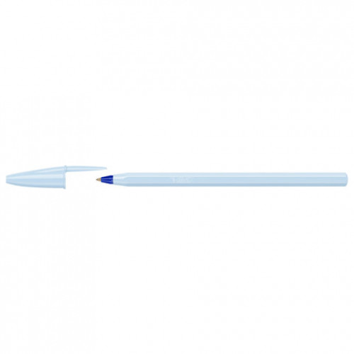 Ручка шариковая BIC Cristal Pastel, СИНЯЯ, корпус ассорти, узел 1,0 мм, линия 0,32 мм, 302550
