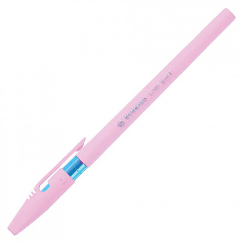 Ручка шариковая STABILO Liner Pastel, СИНЯЯ, корпус розовый, узел 0,7 мм, линия письма 0,3 мм, 808FP1041-4