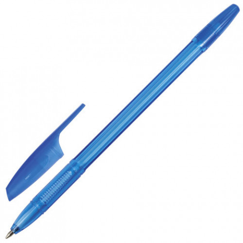 Ручка шариковая BRAUBERG X-333, СИНЯЯ, корпус тонированный, узел 0,7 мм, линия письма 0,35 мм, 142828