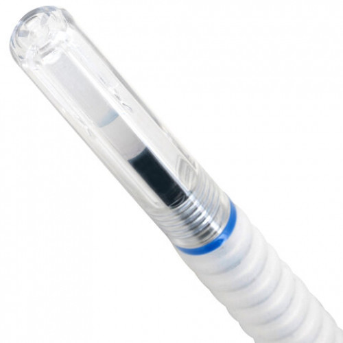 Ручка шариковая С УДЛИНЕННЫМ ГРИПОМ BRAUBERG MAXI LONG, СИНЯЯ, игольчатый узел 0,5 мм, линия письма 0,35 мм, 144456
