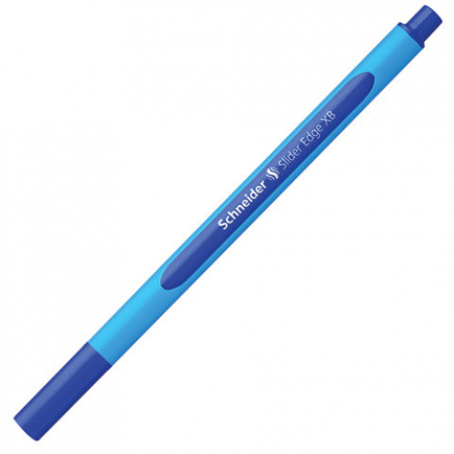 Ручка шариковая SCHNEIDER (Германия) Slider Edge XB, СИНЯЯ, трехгранная, узел 1,4 мм, линия письма 0,7 мм, 152203