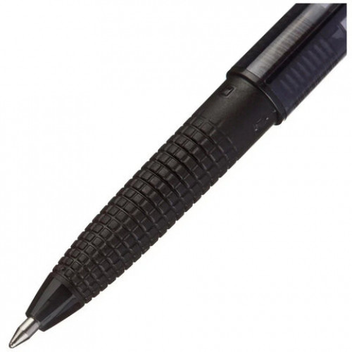 Ручка шариковая с грипом PILOT Super Grip G, ЧЕРНАЯ, узел 0,7мм, линия 0,21мм, BPS-GG-F B