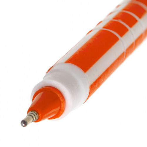 Ручка шариковая масляная ПИФАГОР Softy, СИНЯЯ, корпус ассорти, узел 0,7 мм, линия письма 0,35 мм, 143020
