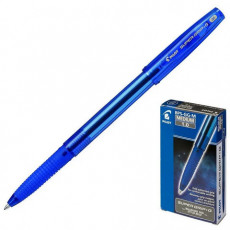 Ручка шариковая с грипом PILOT Super Grip G, СИНЯЯ, узел 1мм, линия 0,27мм, BPS-GG-M L
