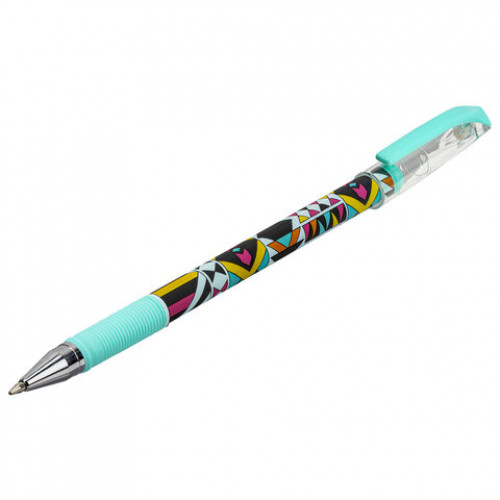 Ручка шариковая ERICH KRAUSE ColorTouch Ornament, СИНЯЯ, узел 0,7 мм, линия письма 0,35 мм, 50820