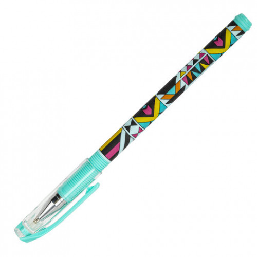 Ручка шариковая ERICH KRAUSE ColorTouch Ornament, СИНЯЯ, узел 0,7 мм, линия письма 0,35 мм, 50820