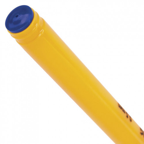 Ручка шариковая масляная BRAUBERG Oil Sharp, СИНЯЯ, корпус оранжевый, узел 0,7 мм, линия письма 0,5 мм, 141532