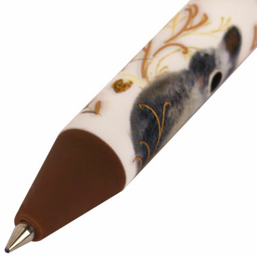 Ручка шариковая автоматическая BRUNO VISCONTI ArtClick, СИНЯЯ, Love me, линия 0,38 мм, 20-0374/03