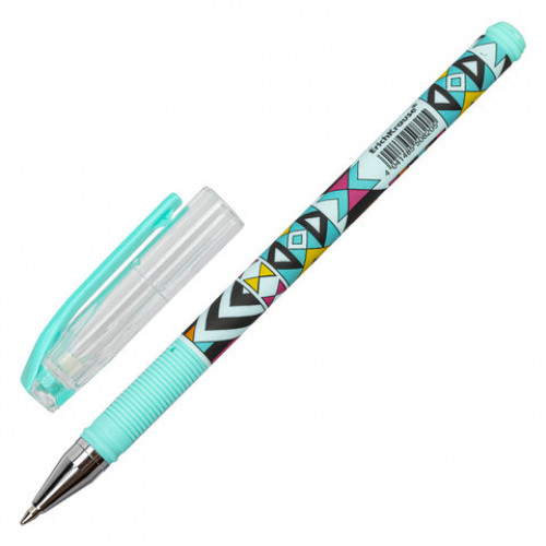 Ручка шариковая ERICH KRAUSE ColorTouch Ornament, СИНЯЯ, узел 0,7 мм, линия письма 0,35 мм, 50820