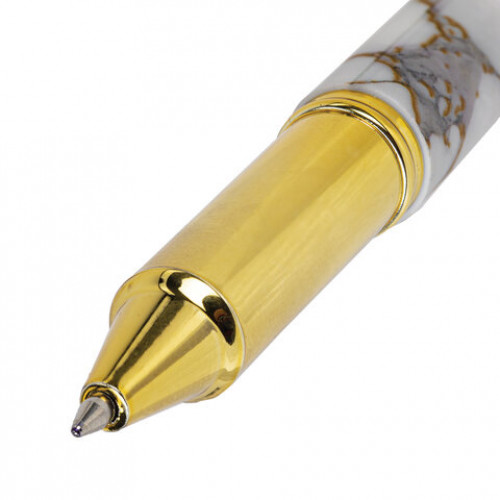 Ручка шариковая в футляре BRUNO VISCONTI DreamWrite Carrara, СИНЯЯ, корпус ассорти, 0,5 мм, 20-0264/61