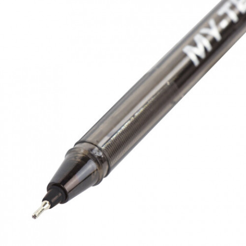 Ручка шариковая масляная PENSAN My-Tech, ЧЕРНАЯ, игольчатый узел 0,7 мм, линия письма 0,35 мм, 2240/25