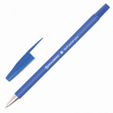 Ручка шариковая BRAUBERG Capital-X, СИНЯЯ, корпус soft-touch синий, узел 0,7 мм, линия письма 0,35 мм, 143341, BP253