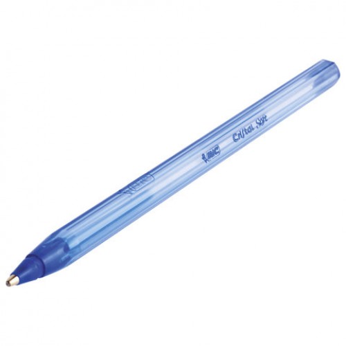 Ручка шариковая масляная BIC Cristal Soft, СИНЯЯ, корпус тонированный, узел 1,2 мм, линия 0,35 мм, 951434