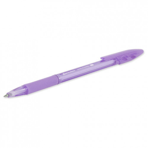 Ручки шариковые с грипом BRAUBERG ULTRA GT PASTEL, НАБОР 4 ШТУКИ, СИНИЕ, узел 0,7 мм, линия 0,35 мм, 144533