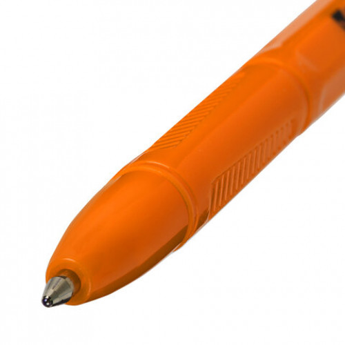 Ручка шариковая BRAUBERG ULTRA ORANGE, СИНЯЯ, узел 0,7 мм, чернила ГЕРМАНИЯ, наконечник ШВЕЙЦАРИЯ, 143562