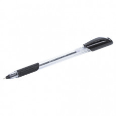 Ручка шариковая масляная BRAUBERG Extra Glide GT, ЧЕРНАЯ, трехгранная, узел 0,7 мм, линия письма 0,35 мм, 142919